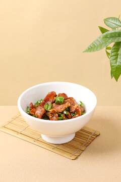 青椒炒香肠