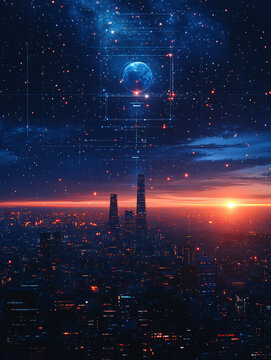 星空蓝色背景