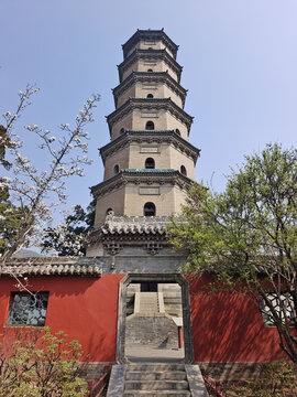 晋祠奉圣寺舍利塔