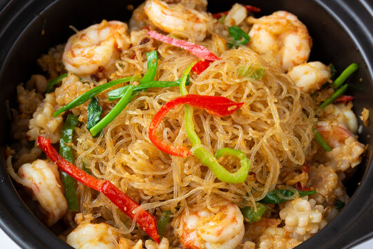 粉丝虾仁煲