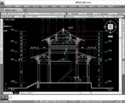 钟鼓楼建筑CAD施工图