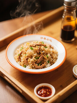 肉丝炒饭