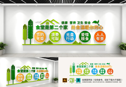 食堂文化墙