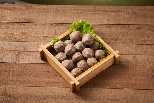 手打牛肉丸