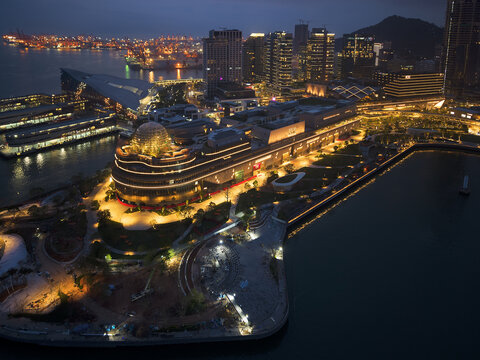 深圳K11太子湾航拍夜景