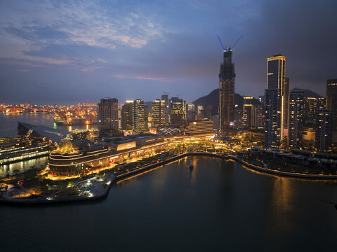 深圳K11太子湾航拍夜景
