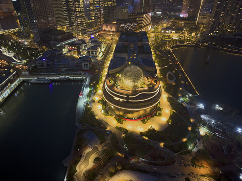 深圳K11太子湾航拍夜景