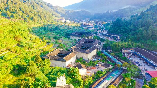 永定土楼洪坑方形土楼