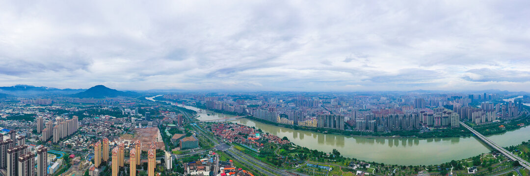 福建漳州市全景