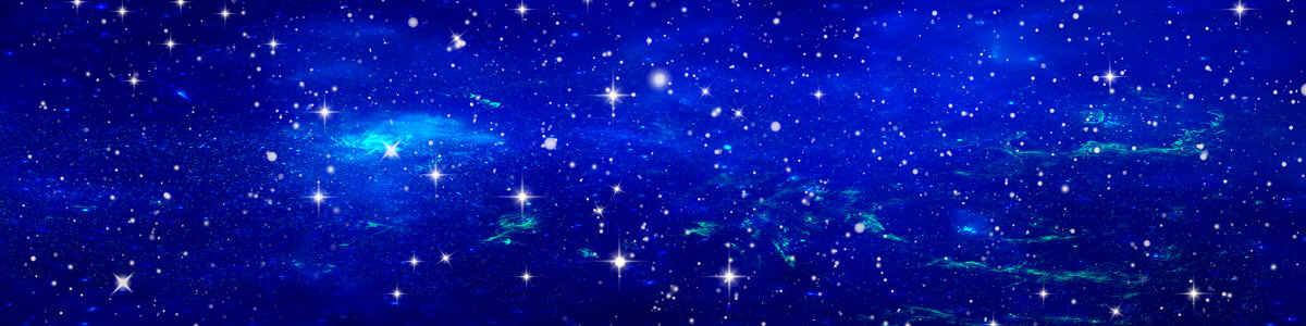 梦幻蓝色星空背景图
