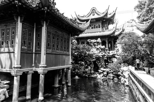 上海豫园老照片