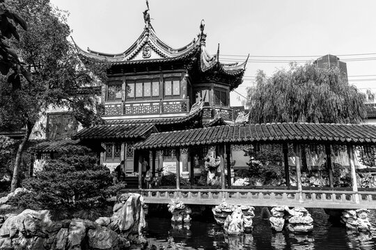 上海豫园老照片
