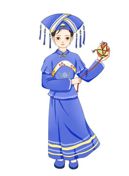 三月三人物女