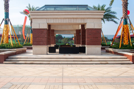 现代风格户外景观建筑