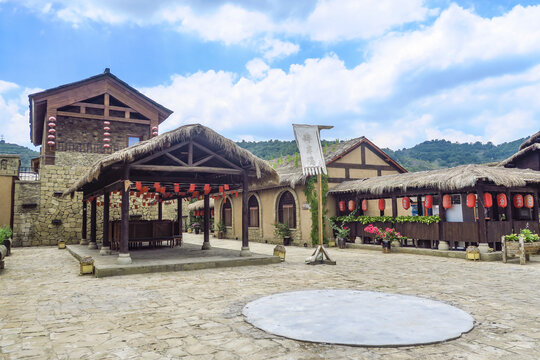 金延安旅游度假区建筑