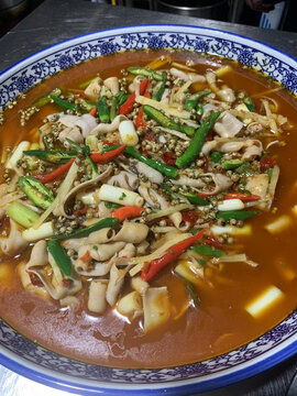 水煮麻辣鸭肠