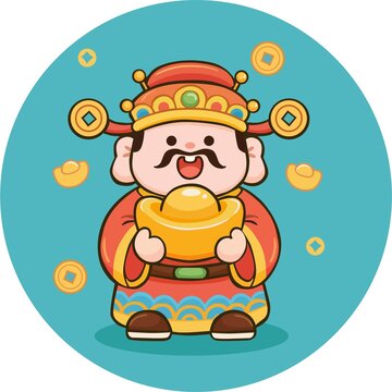 卡通财神