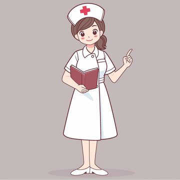 手绘护士