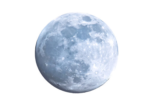 夜空中皎洁的月亮