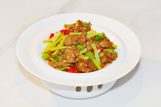 小炒黄牛肉