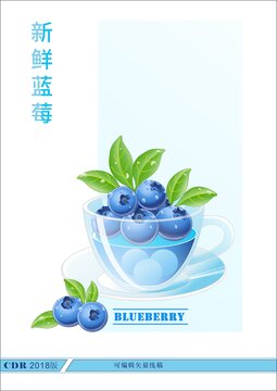 新鲜蓝莓