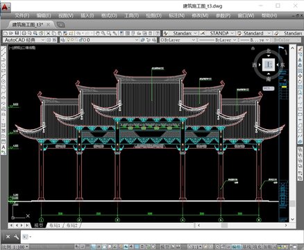 徽派建筑CAD施工图