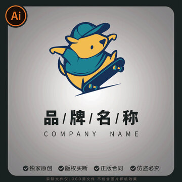 卡皮巴拉滑板潮流潮牌T恤图案服装LOGO