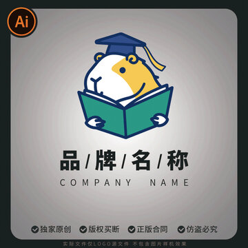 卡皮巴拉学习网课辅导班兴趣班LOGO标志