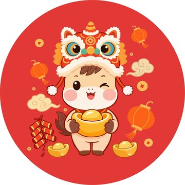 可爱的小马
