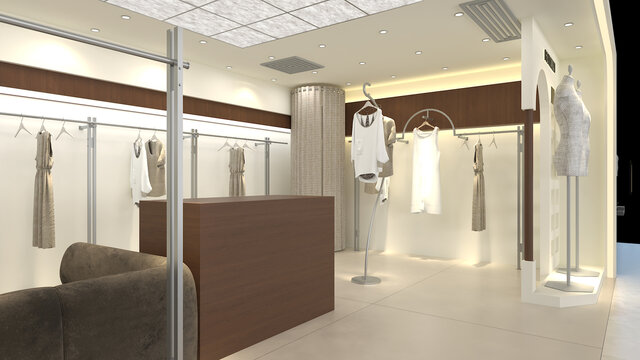 服装店效果图