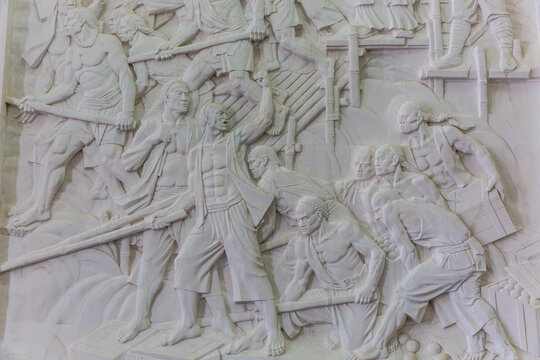 鸦片烽烟浮雕