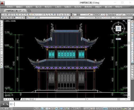 钟鼓楼CAD施工图