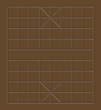 巧克力象棋棋盘