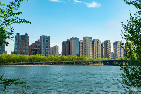沈阳城市全景风光