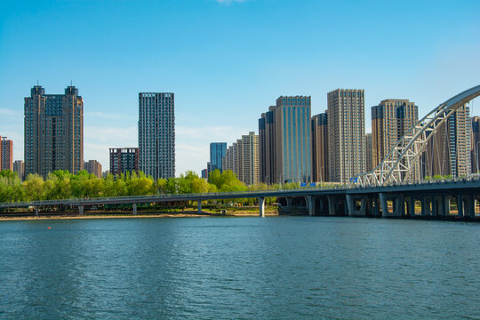 沈阳城市全景风光
