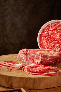 现切牛肉