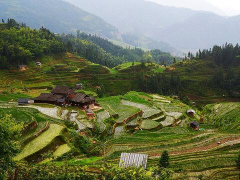 山区梯田