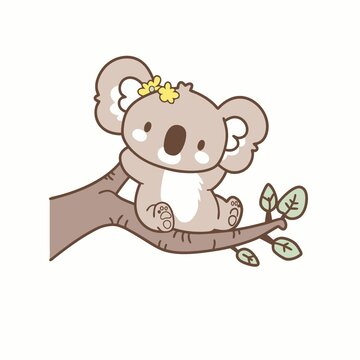 卡通考拉图案