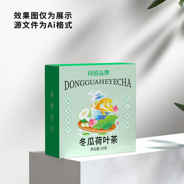 冬瓜荷叶茶