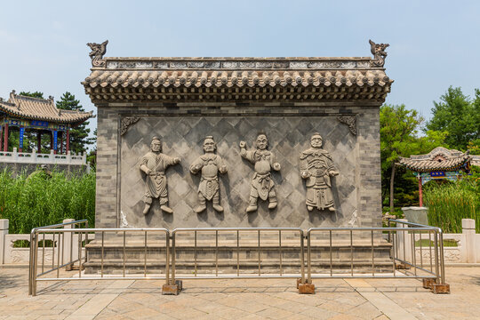 北京园博园山西园金人影壁