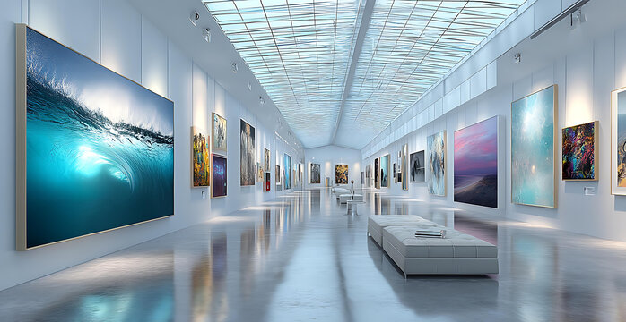 现代艺术馆展厅内景