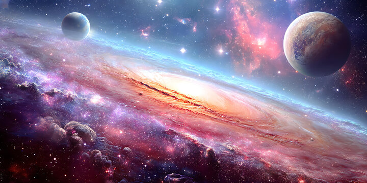 宇宙星系奇观与星云