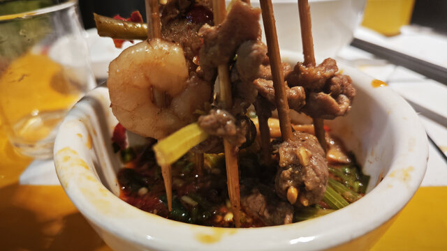 美味可口的串串美食