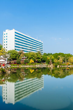 福州黎明湖公园现代建筑