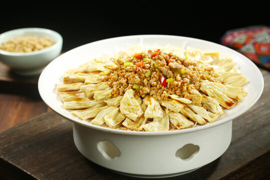 肉沫蒸腐竹