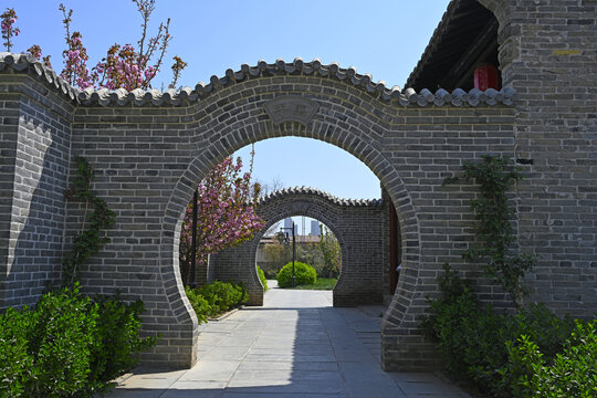 古建筑圈门