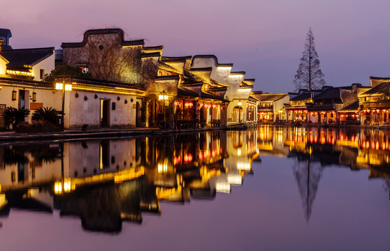 南浔古镇夜景