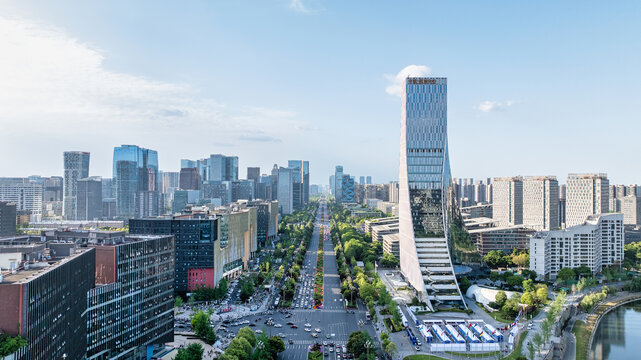 成都高新区地标建筑中国欧洲中心建筑