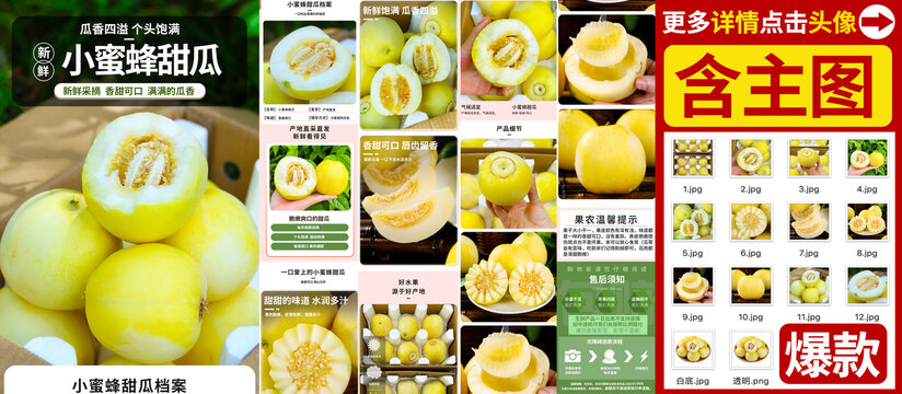 小蜜蜂甜瓜详情