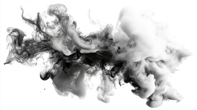 抽象的墨水混合